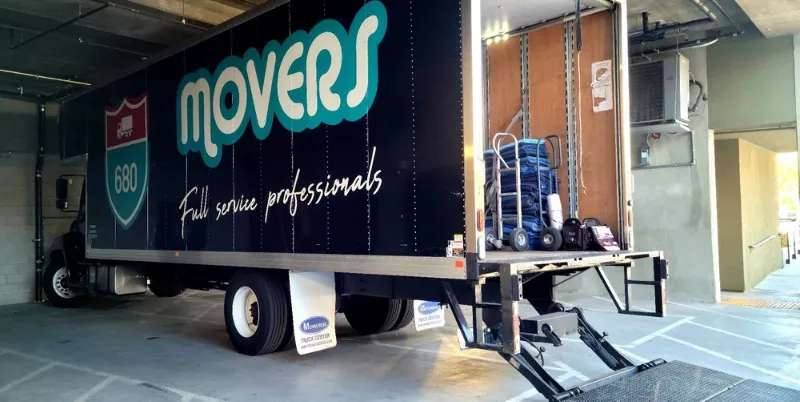 movers loading truck